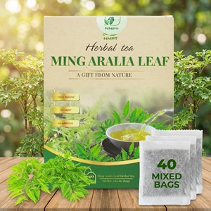 Premium Grade Ming Aralia Leaf <b>Tea</b> – Vietnamese Traditional Herbal Infusion Caffeine Free - Product Image 1