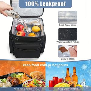 30 Cans Insulated Soft Cooler Bag Large Beach Cooler with Removable Shoulder Strap Portable Cooler Bag for Camping - Product Image 5