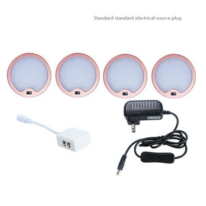 PIR 12V sous-meuble lumière de cuisine capteur de mouvement LED éclairage d'armoire lampe d'armoire lumières de placard armoire rondelle ronde - Product Image 6