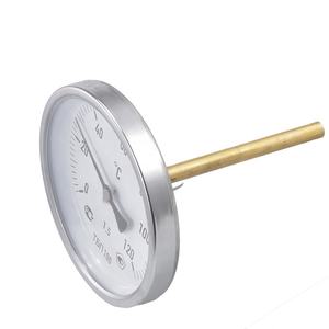 Termômetro Industrial Bimetálico para Tubo de Água Quente 0-120 Celsius - Product Image 3