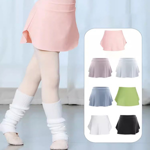 Gonne da Balletto e Ginnastica per Bambine, Gonna Corta con Spacco Laterale per Danza e Allenamento - Product Image 2