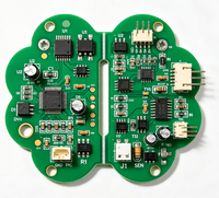 Circuit imprimé LED automobile, carte multicouche HDI avec contrôle d'impédance, carte de circuit de phare de voiture personnalisée Gerber