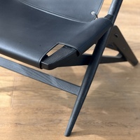 Fauteuil simple Degas de style vintage pour salon, en bois massif, de loisirs, rétro, haut de gamme, inclinable et pliable, antique, pour la maison