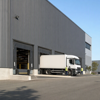 Structure en acier préfabriquée pour entrepôt industriel, atelier de logistique, bâtiment à grande portée et haute résistance