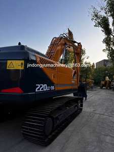 Excavatrice coréenne Hyundai 220-9s, équipement de chantier d'occasion, excavatrice sur chenilles à vendre - Product Image 4