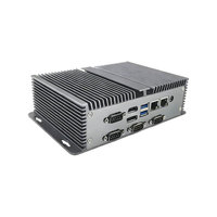 Ordinateur industriel embarqué EVUC Intel J6412, triple écran, DP Type-C, 4 ports COM, prise en charge du Wi-Fi 4G/5G, tension large, mini PC sans ventilateur