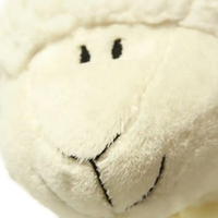 Peluche mignonne en forme de mouton assis de 25 cm, fabrication chinoise