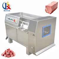 Machine à découper la viande à prix d'usine, nouvelle trancheuse à poulet, machine à couper en cubes la viande congelée ou fraîche (poulet, porc, bœuf, poisson) en acier inoxydable 304