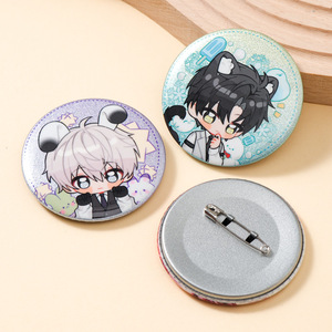 Insignias <span class=keywords><strong>de</strong></span> hojalata <span class=keywords><strong>de</strong></span> plástico personalizadas, broches con amor, música, Ángel, mascota, dibujos animados, <span class=keywords><strong>personajes</strong></span> <span class=keywords><strong>de</strong></span> Anime en <span class=keywords><strong>diseño</strong></span> Circular - Product Image 2