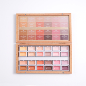 Set di Colori ad Acquerello Semi-Solidi con Logo Personalizzato, Grigio, Materiali Artistici Professionali per Artisti, Pittori Adulti e Principianti - Product Image 2