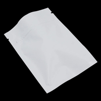 Sac en aluminium laminé blanc à trois couches, scellé sur trois côtés, thermoscellable, pour emballage alimentaire, imprimé sur mesure, vente en gros usine