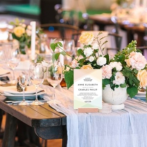 Tùy chỉnh hình ảnh hiển thị móc áo đứng DIY gỗ cơ sở kinh doanh Bảng <span class=keywords><strong>menu</strong></span> chủ thẻ cho bưu thiếp đám cưới Nhà Bên văn phòng bàn - Product Image 4