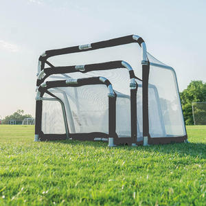 Mini Portería de Fútbol de Aluminio Plegable, Equipo de Entrenamiento para Deportes y Entretenimiento - Product Image 1
