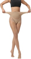 Dans tayt fabrika toptan özel logo baskılı parlak külotlu naylon spandex şeffaf kadın çorap çorap tayt