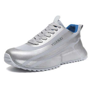 2026 Men's Sporty Casual Lace-up <b>Shoes</b> Breathable Mesh Fabric Anti-Slip Platform Design Flexible Fashionable for <b>Cushion</b> - Product Image 3