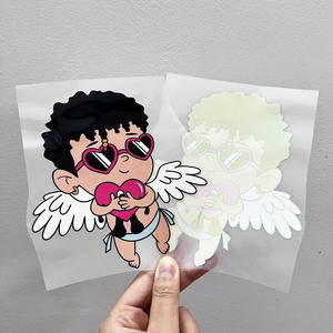 Impresión de transferencia de calor personalizada para camisetas, película de <span class=keywords><strong>vinilo</strong></span> transparente, diseños listos para presionar, dtf, mal conejo - Product Image 2