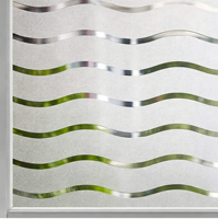 Matte Frosted Statische Fensterfolie, Klebefreie PVC-Undurchsichtige Fensterfolie für Haushaltsdekoration