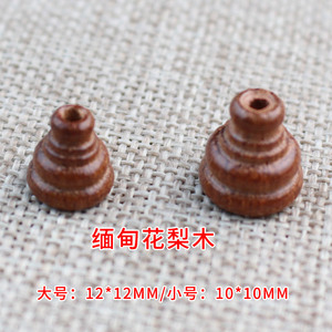 Perles en bois de santal à cinq couches en forme de tête de Bouddha pour la fabrication de bracelets, accessoires de bijoux DIY, petite forme de gourde - Product Image 4