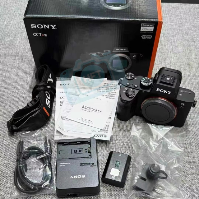 HFT Professional Alpha 7R IIIA DSLR Camera with CMOS Sensor Fixed Focus >3" Screen Rechargeable Battery Pack