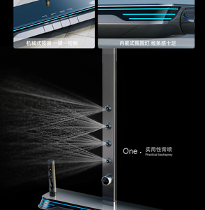 Ensemble de <span class=keywords><strong>douche</strong></span> thermostatique mural en laiton à faible teneur en plomb CE EN1111, <span class=keywords><strong>douche</strong></span> domestique anti-brûlure et économie d'eau, garantie de 5 ans en gros - Product Image 3