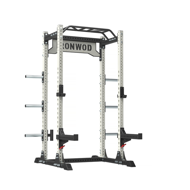 IRONWOD Squat Rack TB-008 Heavy Duty Power Cage for Bench Press Home/Commercial Gym 1000KG Max User Weight Unisex Strength