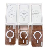Coque de téléphone magnétique antichoc transparente anti-jaunissement à couverture intégrale pour iPhone 15 16 17 18 Pro Max Air