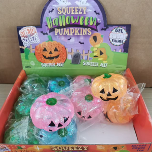 Offre Spéciale Halloween : Jouet Squishy Amusant en Plastique en Forme de Tête de Citrouille pour Soulager l'Anxiété, Jeu Sensoriel, Fêtes, Décoration et Cadeau pour Garçons - Product Image 6