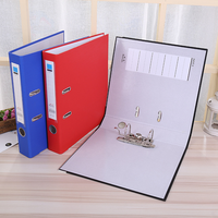 Carpeta Archivadora de Anillas A4 con Cubierta de PP de Colores, 2 Anillas, Organizador de Documentos de Oficina para Almacenamiento de Papel