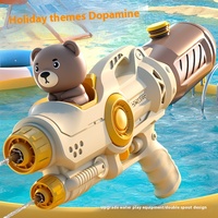 Poupée pistolet à eau jouet enfants Double buse pistolet à eau licorne extractible grande capacité pistolet à eau