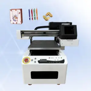 Inkjet UV Flatbed Printer 4050 for Helmet Curved Objects Polythene Bag Printing Machine for Plastic Bags