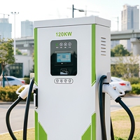 Nouveau chargeur rapide DC pour véhicules électriques Ganzhong GZ-DC-160L-2 7kW-240kW, interface combinée, entrée 380V, certifié OCPP1.6 CE TUV, station solaire domestique