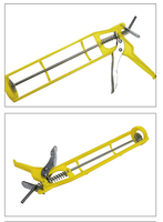 Pistola adhesiva de silicona Manual profesional, aplicador de sellador de fuerza Industrial, boquilla de precisión para montaje de Panel Solar