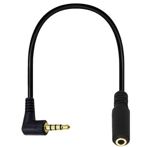 Factory Direct Sales L Shape TRRS 3.5mm 4 Pole Right Angle Male Gold Stereo Audio <b>Cable</b> Auxiliary Male Stereo Jack - Product Image 5