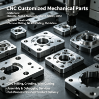 Pièces CNC à structure compacte, accessoires de fraisage à commande numérique sur mesure