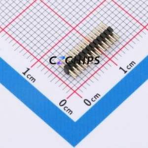 ZX-PZ1.0-<b>2</b>-13PZZ <b>Pin</b> Header Through hole Component (THT),P=1mm <b>Connector</b> 2x13P 1mm 1mm <b>Pin</b> Header - Product Image 2