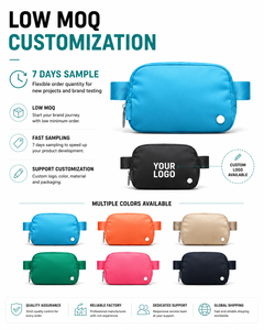 Nouvelle Arrivée Tendance Sac Banane Unisexe en Nylon avec Fermeture Éclair et Fermoir pour Course, Activités de Plein Air et Marche, Étanche - Product Image 6