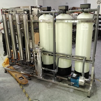 Système de traitement d'eau pure industriel 1000 LPH, système d'osmose inverse, déionisation, pré-filtre, purificateur, machine d'osmose inverse