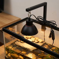 Lampe chauffante pour reptiles UVA UVB à spectre complet avec minuterie et variateur d'intensité 25W 50W 75W pour tortue, lézard, terrarium