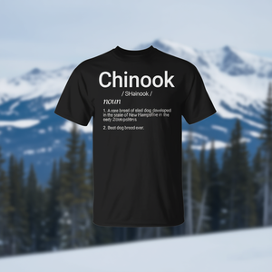 Camiseta con definición de la raza de perros Chinook, color negro, unisex, talla para adultos S M L XL XXL - Product Image 3