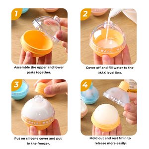 Vòng <span class=keywords><strong>Ice</strong></span> Khuôn Silicone bóng hình dạng hình cầu <span class=keywords><strong>Ice</strong></span> <span class=keywords><strong>Cube</strong></span> khay - Product Image 5