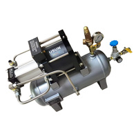 Sistem Pompa Peningkat Tekanan Udara USUN Model: AB05T-20L 20-40 Bar dengan Tangki 20 Liter dan Pengatur Tekanan