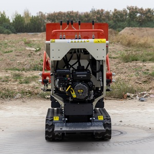 Minivolcadora de orugas autocargable a gasolina de 550 kg con bomba hidráulica y engranajes, ¡gran oferta! - Product Image 6