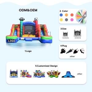 Hot Selling <b>Inflatable</b> Bouncy Bouncer <b>Inflatable</b> House Outdoor Bouncy Castle Outdoor Commercial Grade Bounce House with Slide - Product Image 4