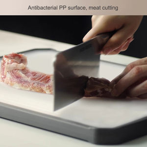 <span class=keywords><strong>Planche</strong></span> <span class=keywords><strong>à</strong></span> <span class=keywords><strong>découper</strong></span> en acier inoxydable de qualité alimentaire de cuisine <span class=keywords><strong>antibactérienne</strong></span> anti-moisissure - Product Image 5