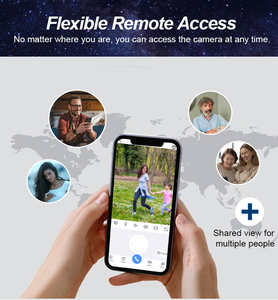 Caméra de sécurité intelligente Shuzhi WiFi 4MP 2K Caméra de surveillance intérieure CCTV Suivi automatique Caméra IP sans fil <span class=keywords><strong>Babyphone</strong></span> - Product Image 5