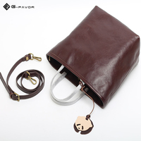 Vente en gros Nouveau design Sac à main pour femme Sac souple en cuir véritable Sacs à main en cuir tanné végétal Sacs à bandoulière