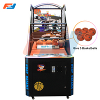 Machine de jeu d'arcade de basket-ball électronique à monnayeur avec comptage des points