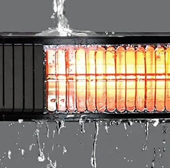 Smart Controlled 3000W Ultra Low Glare Outdoor Infrared Heater