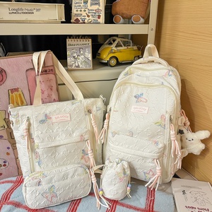 Nouveau sac à dos pour filles de style coréen, grande capacité, imperméable, résistant à l'usure, en nylon, pour collégiennes et lycéennes - Product Image 2