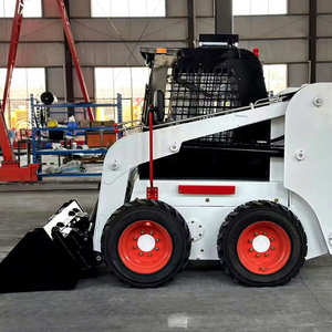 Gratis pengiriman Cina murah Mini 0.7 Ton Skid Steer <span class=keywords><strong>Loader</strong></span> roda Mini selip kecil Steer <span class=keywords><strong>Loader</strong></span> untuk dijual - Product Image 1